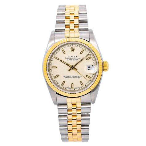 pre owned ladies rolex datejust 31mm|Rolex 31mm Datejust two tone.